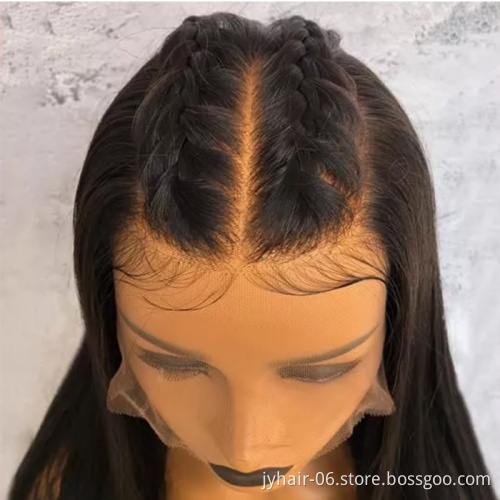 150% Density Scalp Wigs,New Design Pre Plucked Bleached Knots Natural Hairline 100% Human Hair Wigs